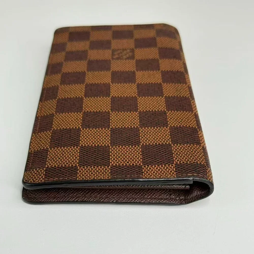 Louis Vuitton Damier Ebene Wallet with Classic Checkerboard Design